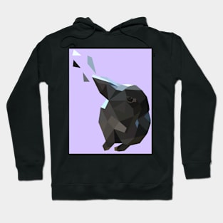 Geo Black Bunny Hoodie